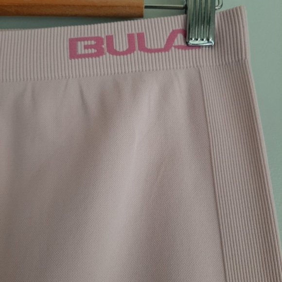 BULA High Waist Crop Ankle Stretch Pull-On Leggings Solid Pink Sz M - Picture 4 of 10